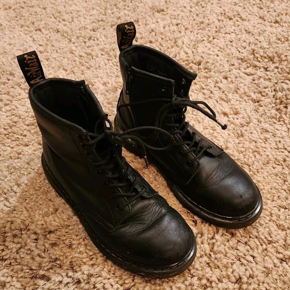 Dr. Martens Black Combat Boots